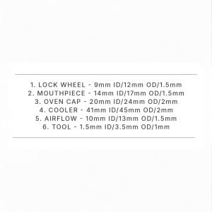 Frolic Thermal Extractor FKM O-Ring Set