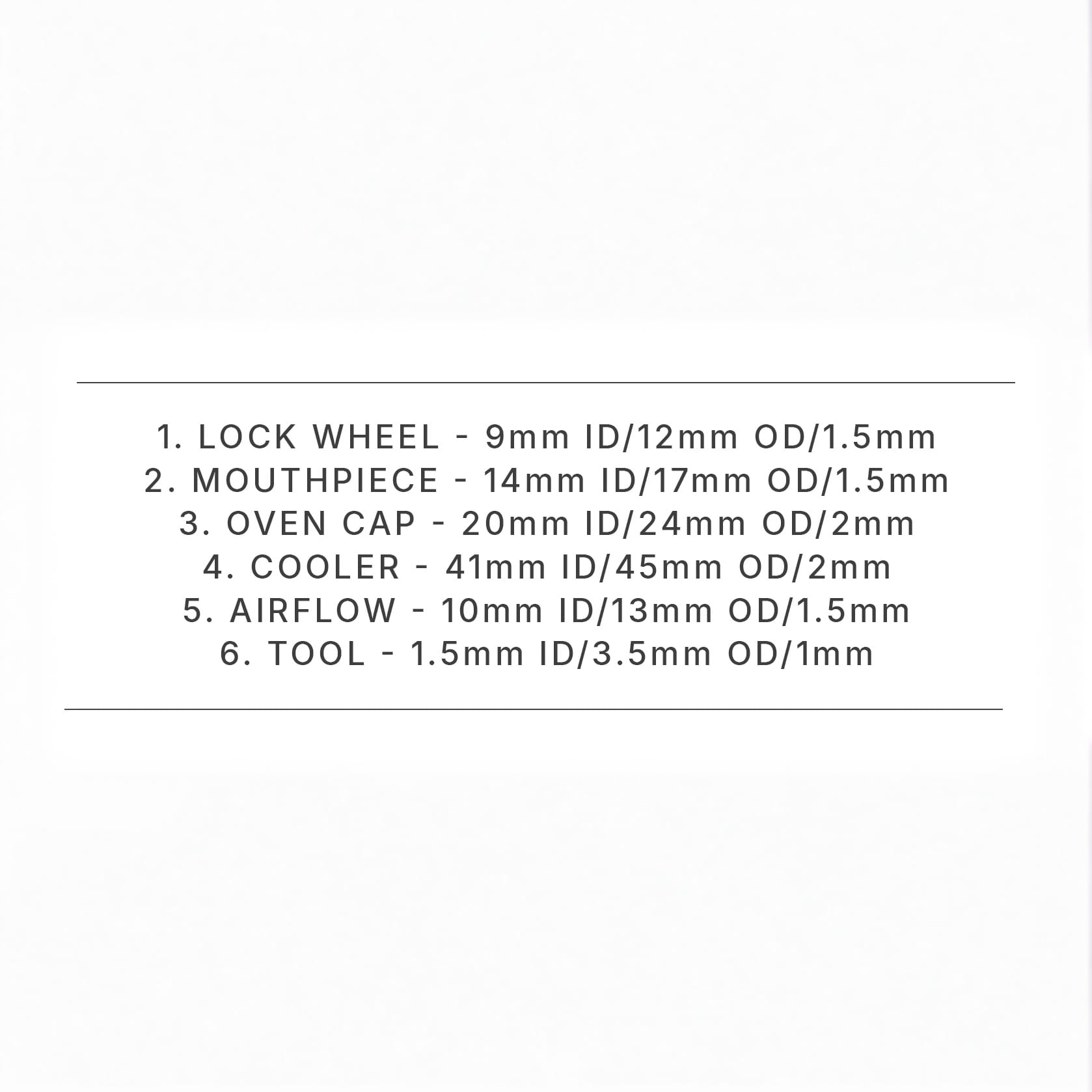 Frolic Thermal Extractor FKM O-Ring Set